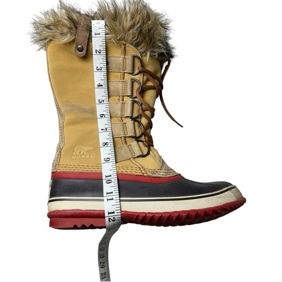 Sorel Joan of Arc Boots Waterproof Winter Faux Fur Size 8 Women's Tall Boots - Picture 11 of 15